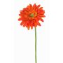 Gerbera artificial HELLI, naranja, 65cm, Ø12cm