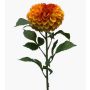 Dalia pompón artificial MILEYA, naranja, 75cm