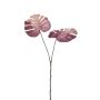 Filodendro artificial Monstera Deliciosa NAHUEL, violeta-gris, 50cm