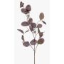 Rama de eucalipto artificial MAXEN con frutos, violeta-gris, 75cm