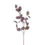 Rama de eucalipto artificial MAXEN con frutos, violeta-gris, 75cm