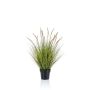 Pennisetum artificial YWAIN con panículas, beige-verde, 85cm