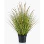 Pennisetum artificial YWAIN con panículas, beige-verde, 100cm