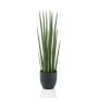 Sansevieria Cylindrica artificial KICHIRO en maceta decorativa, verde, 70cm