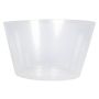 Recipiente interior KIPA para cestas para plantas, plástico, impermeable, transparente, 15 cm, Ø 25 cm