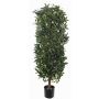 Columna de laurel artificial UNUK, tronco real, 140cm
