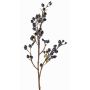 Rama artificial de arándanos YLLKA con bayas, azul-negro, 60cm