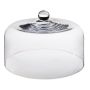 Cúpula de cristal para tartas ELWINA, con agarradera, transparente, 20cm, Ø29cm