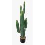 Cactus columna artificial ELKURUD, verde-rojo, 115cm
