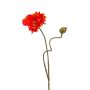 Amapola artificial HASNA, roja, 75cm