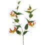 Gloriosa artificial WARIS naranja-amarillo, 120cm