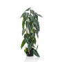 Alocasia Sanderiana artificial SASORI, verde-blanco, 75cm