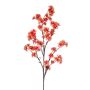 Rama de cerezo artificial florida GIMA con flores, coral, 120cm
