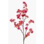 Rama de cerezo artificial florida GIMA con flores, rosa, 120cm