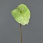 Flor de Anthurium de plástico YUSEI, verde-crema, 65cm