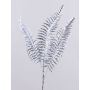 Rama decorativa de helecho Boston NAKHON, plata, 70cm
