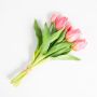 Ramo de tulipanes artificiales LEANA, rosa, 30cm, Ø20cm