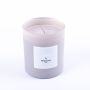 Vela de cera perfumada MIREYA en vaso, Fireside, gris, 9,3cm, Ø7,9cm, 35h