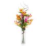 Paradise Bouquet SALOA Strelitzie Gloriosa naranja, 95cm, Ø35cm