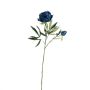 Rama de flores artificiales GALENE, colección Eco, azul real, 65 cm, Ø 10 cm