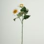 Rama de girasol de plástico HAITALA, Eco Collection, blanco-lila, 65 cm, Ø 9-10 cm