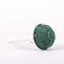®mosy Base para ramos de novia LAHANA con mango de plástico, rejilla, cabeza giratoria, verde, 23 cm, Ø 8,5 cm