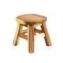 Taburete para flores NANNATI de madera, natural, 25 cm, Ø 26 cm