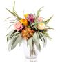 Ramo de flores artificiales LARONA, naranja-rosa-salmón, 40 cm, Ø 45 cm