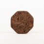 Posavasos de corcho octogonal MANARA, oscuro, 1,8cm, Ø21cm
