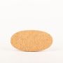 Posavasos de corcho ovalado MANARA, natural, 20x10x1,5cm