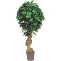 Mango artificial ATREYU, tronco real, verde, crossdoor, 200 cm - Fabricado en Italia