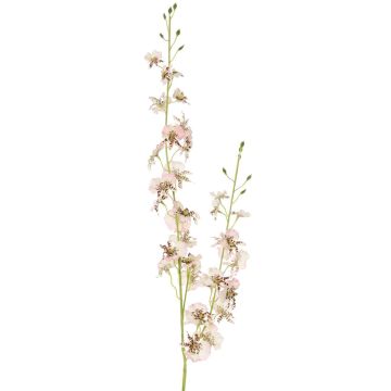Rama de orquídea Oncidium artificial TALIAH, blanco y rosa, 85 cm