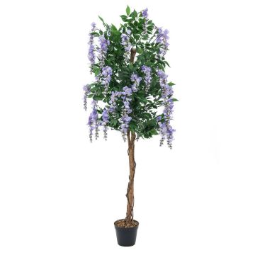 Citiso artificial LESLIE, tronco natural, con flores, lila, 180cm