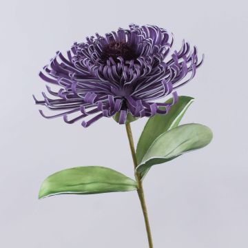 Flor artificial Protea, espuma plástica ISLARTINA, lila oscuro, 75 cm Flor artificial Protea, espuma plástica ISLARTINA, lila oscuro, 75 cm