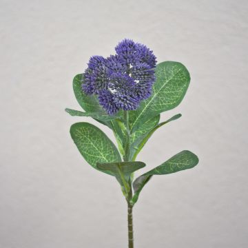 Flor artificial de sedum telephium EILIDH, morada, 30 cm