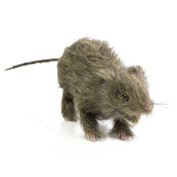 Decoración de Halloween Rata STOFFEL, aspecto natural, marrón, 50 cm Decoración de Halloween Rata STOFFEL, aspecto natural, marrón, 50 cm