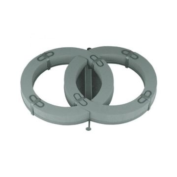 OASIS® Masa húmeda para flores Carro,, decoración para bodas, con ventosa, base de plástico, verde, 57 x 39 x 7,5 cm