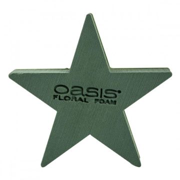 OASIS® Espuma húmeda para arreglos florales, base de madera Bioline, verde, 25 x 25 x 4,5 cm
