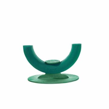 OASIS® Espuma húmeda con superficie para urnas, floristería funeraria, base de madera Bioline, soporte de madera, verde, 8 cm, Ø 30 cm