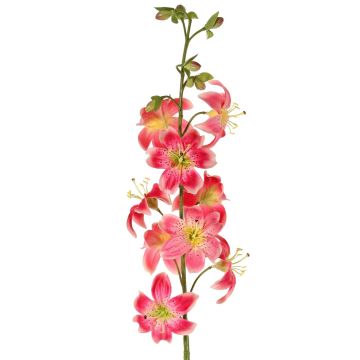 Lirio artificial LABRICKA, rosa oscuro-amarillo, 100 cm, Ø 9 cm