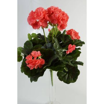 Geranio artificial MIA con vara de fijación, rosa, 35cm, Ø6-9cm