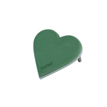 OASIS® Esponja húmeda para arreglos florales, decoración para bodas, base de espuma rígida EcoBase, soportes de madera, verde, 30 x 29 x 4,5 cm