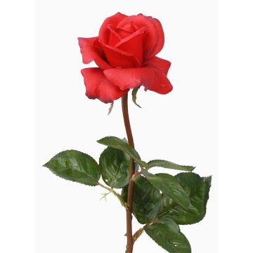 Rosa artificial AMELIE, rojo, 70cm, Ø8cm