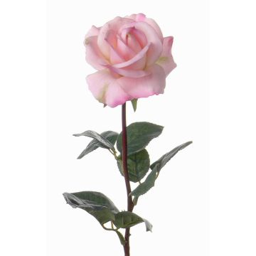 Rosa artificial AMELIE, rosa, 70cm, Ø8cm