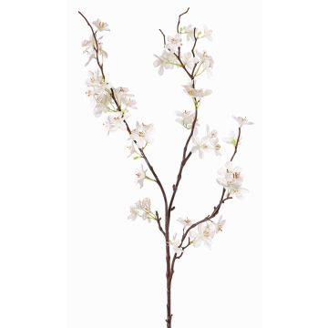 Rama de manzano artificial LOUISA, con flores, crema-blanco, 80cm, Ø3-4cm
