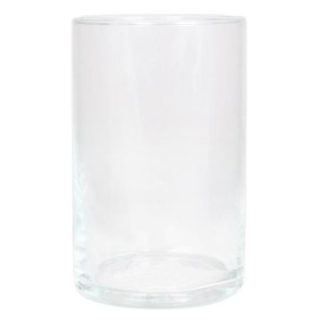 Lámpara de mesa SANYA OCEAN, vidrio, cilindro, transparente, 20 cm, Ø 11,5 cm