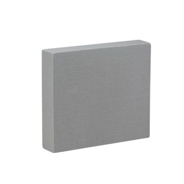 OASIS® Placa de espuma para flores artificiales, gris, 29 x 25 x 6 cm