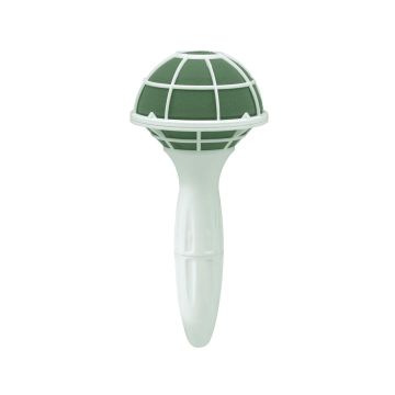 OASIS® Espuma húmeda para ramos de novia con mango de plástico, rejilla, verde, Ø 8 cm OASIS® Espuma húmeda para ramos de novia con mango de plástico, rejilla, verde, Ø 8 cm