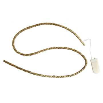 Cuerda decorativa de hierba ARNAR con cadena de luces, beige, Ø0,5cm