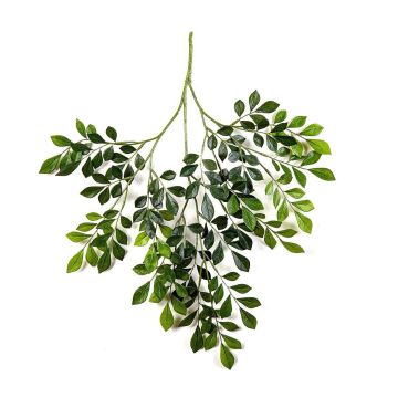Rama artificial de murraya paniculata SCUTI, difícilmente inflamable, verde, 70cm